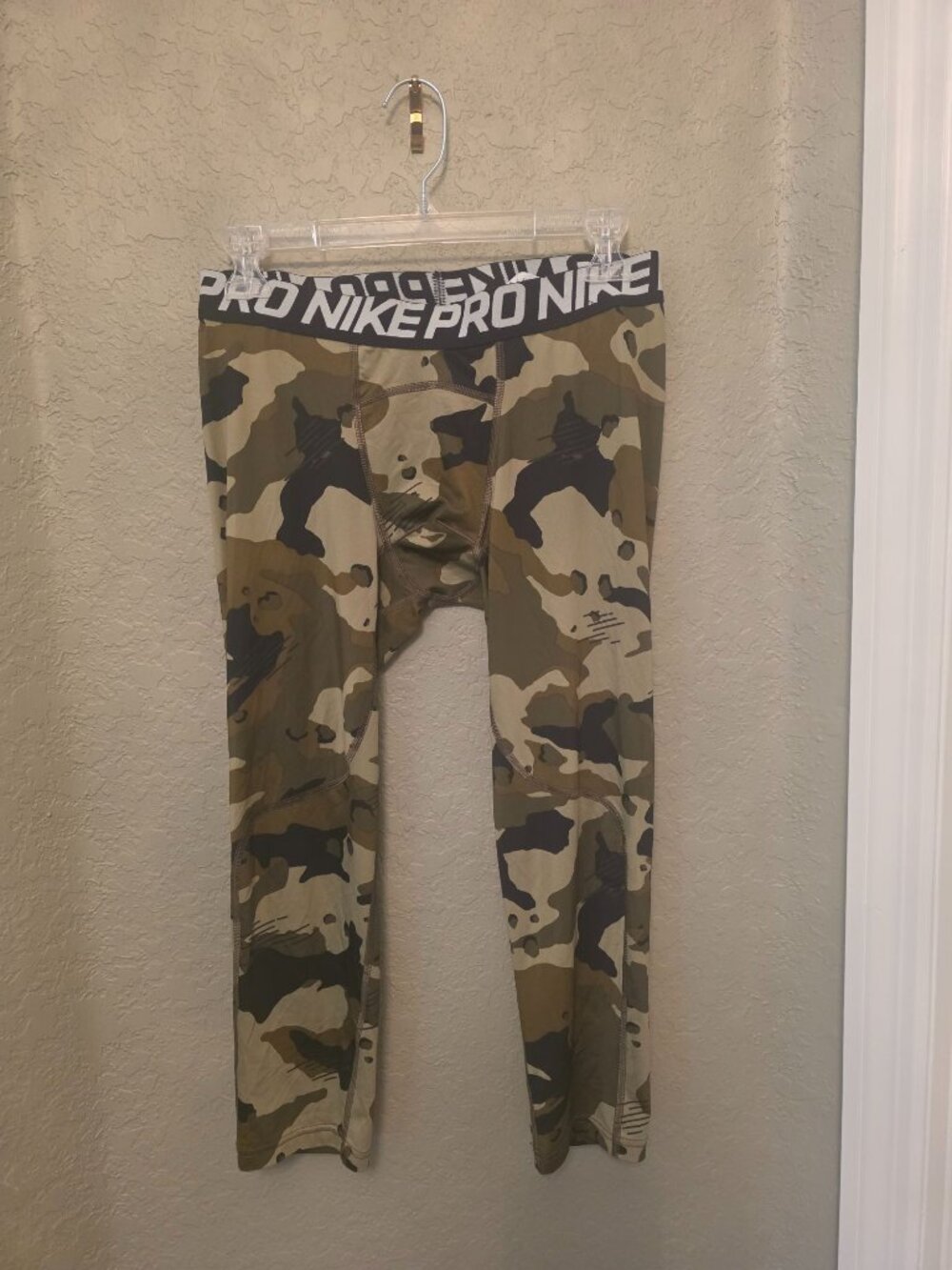 Nike Pro Men's 3/4 Length Camo Training Layering Tights M - CD7674